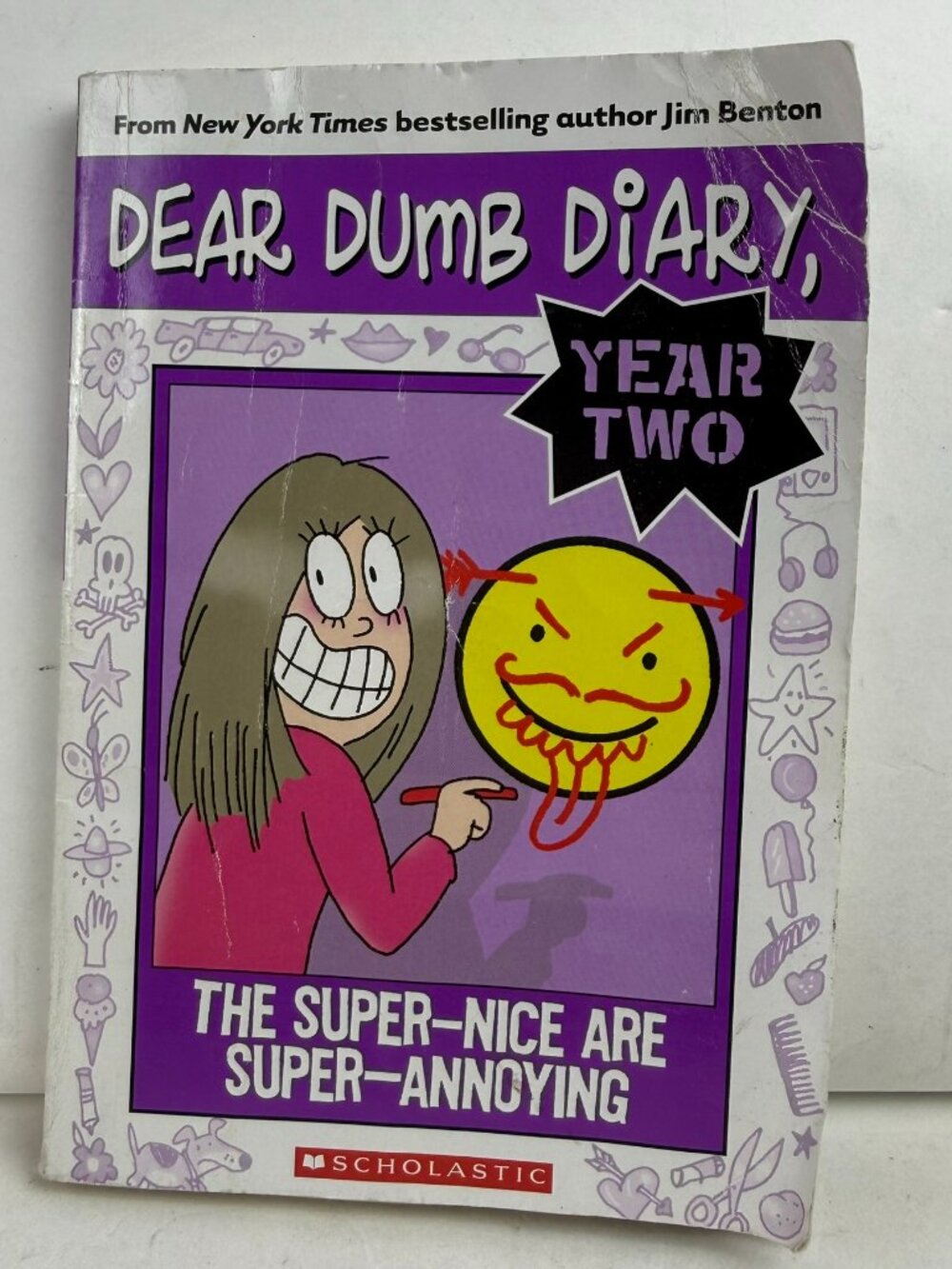 Dear Dumb Diary Year Two The Super-Nice Are Super-Annoying Jim Benton Scholastic